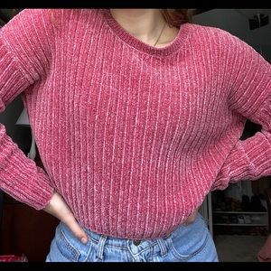 Forever 21 Ribbed Knit Chenille Sweater